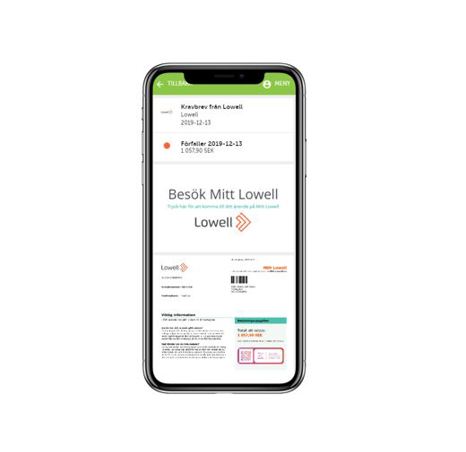 Lowell erbjuder Singe Sign On i Kivra.